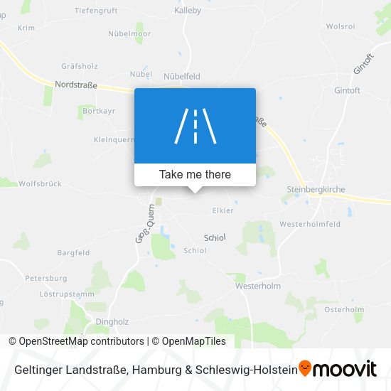 Geltinger Landstraße map