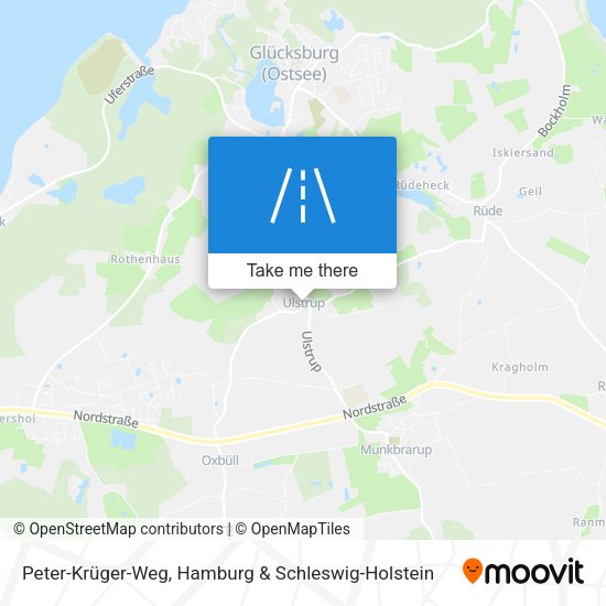 Peter-Krüger-Weg map