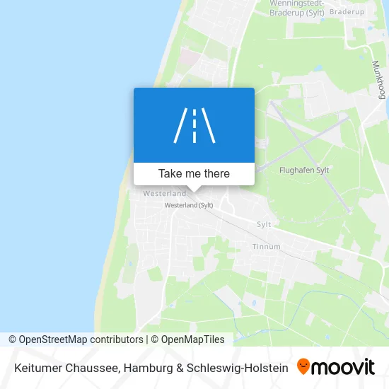 Keitumer Chaussee map