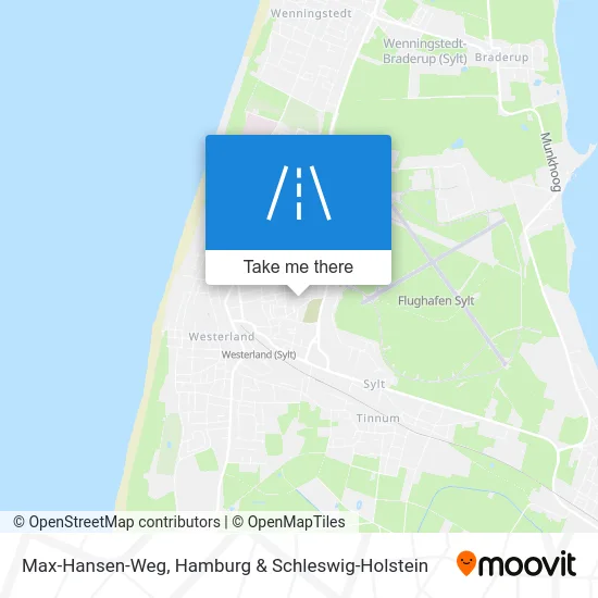 Карта Max-Hansen-Weg