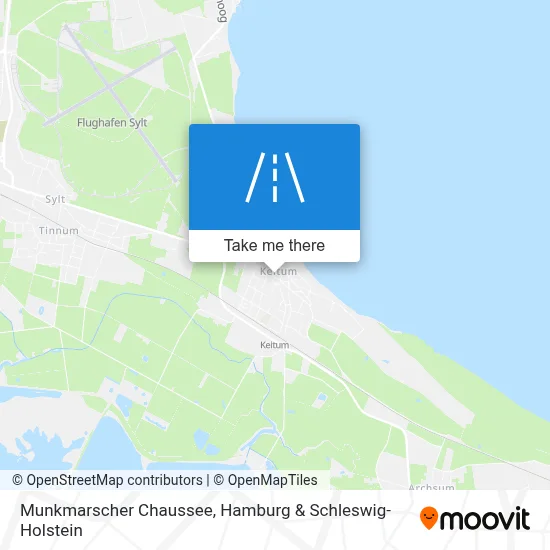 Munkmarscher Chaussee map