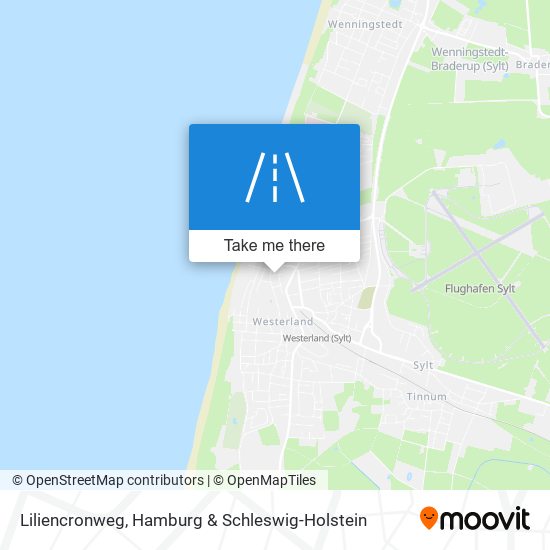 Карта Liliencronweg