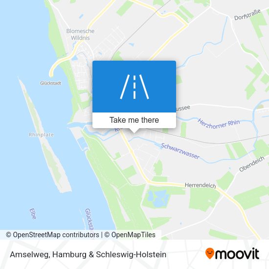 Amselweg map