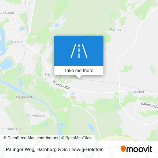 Palinger Weg map