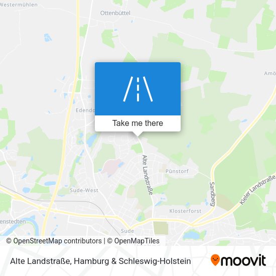 Alte Landstraße map