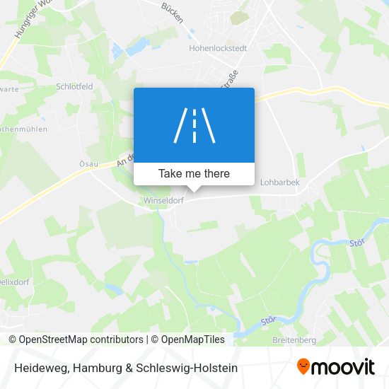 Heideweg map