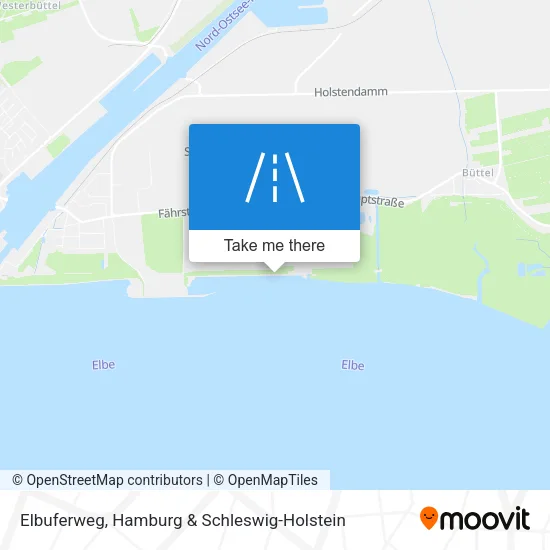 Карта Elbuferweg