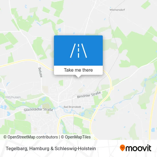 Карта Tegelbarg