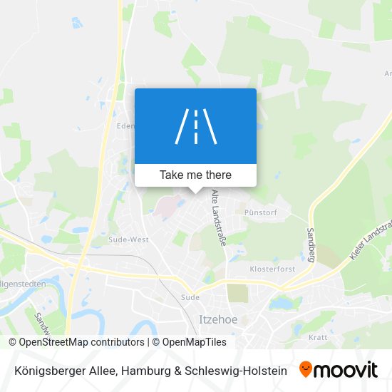 Königsberger Allee map