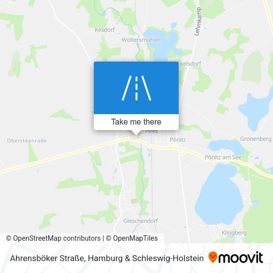 Ahrensböker Straße map