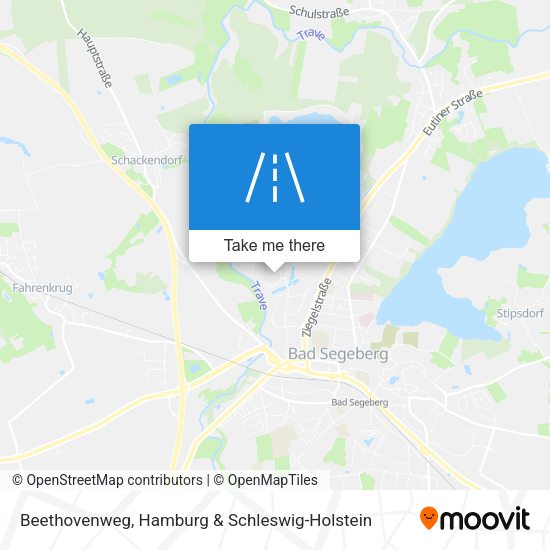 Beethovenweg map