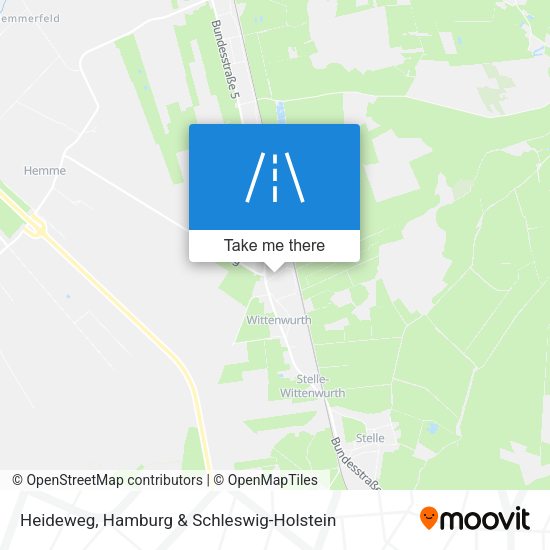 Heideweg map