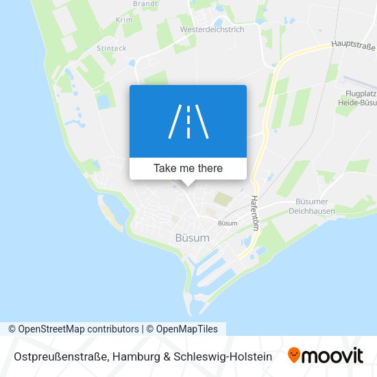 Ostpreußenstraße map