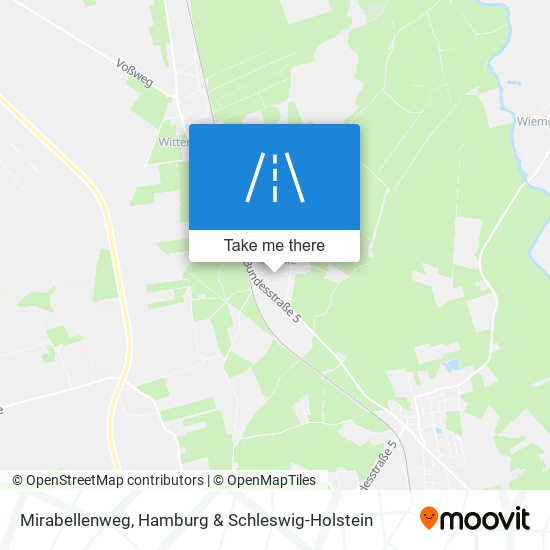 Mirabellenweg map