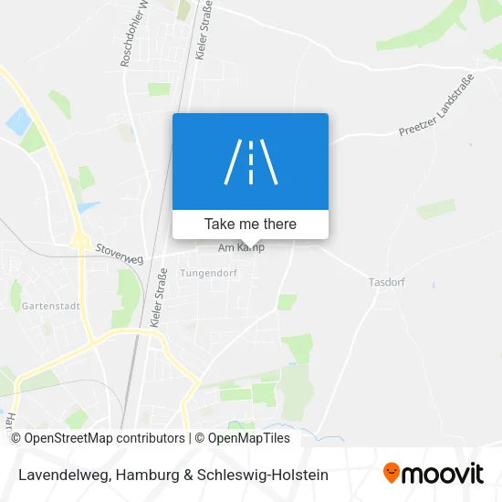 Карта Lavendelweg
