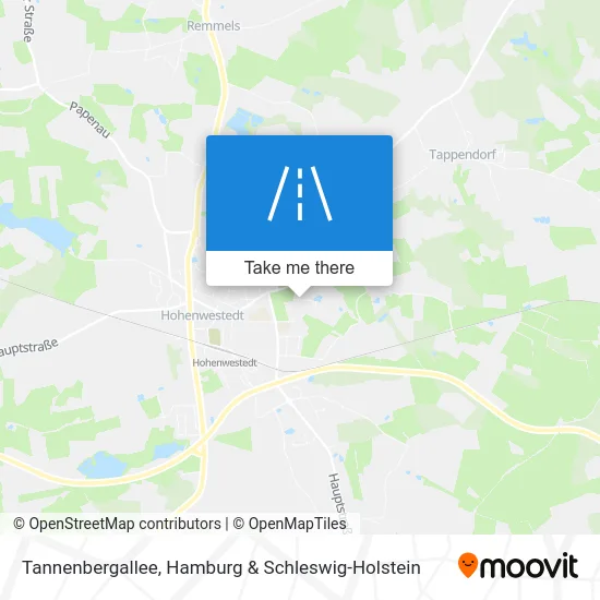 Карта Tannenbergallee