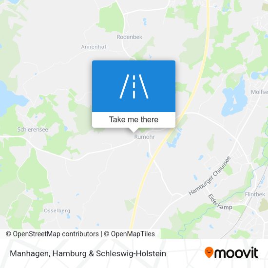 Manhagen map