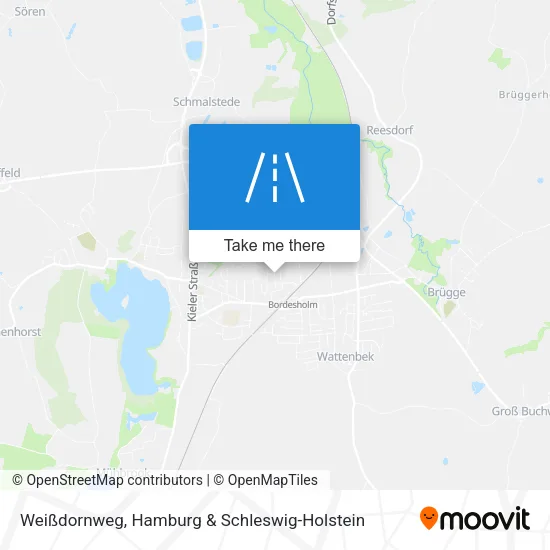 Карта Weißdornweg