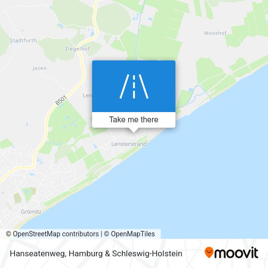 Hanseatenweg map