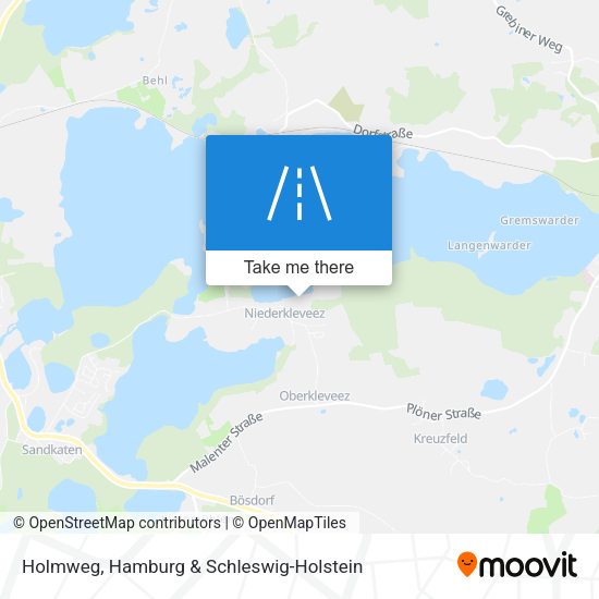 Holmweg map