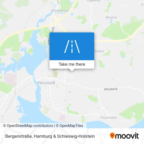 Карта Bergenstraße