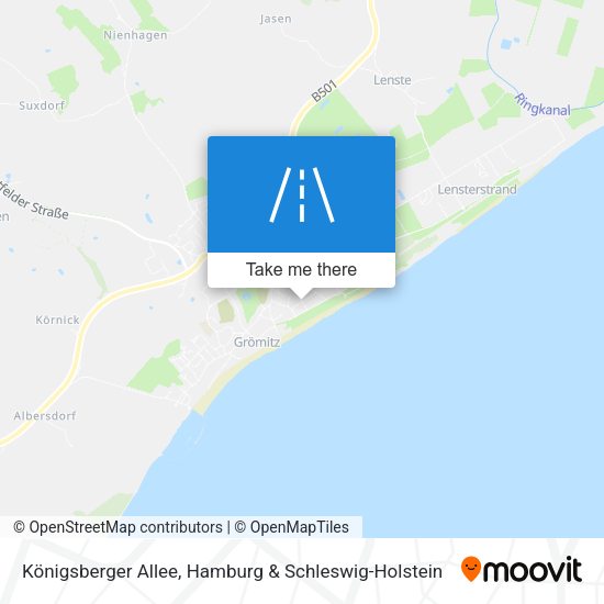 Königsberger Allee map