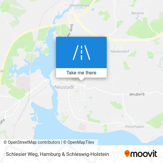 Карта Schlesier Weg