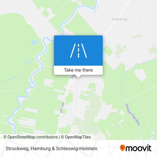 Struckweg map