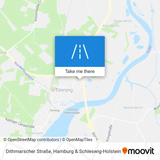 Карта Dithmarscher Straße