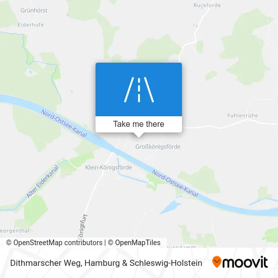 Карта Dithmarscher Weg