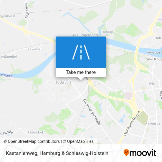 Kastanienweg map