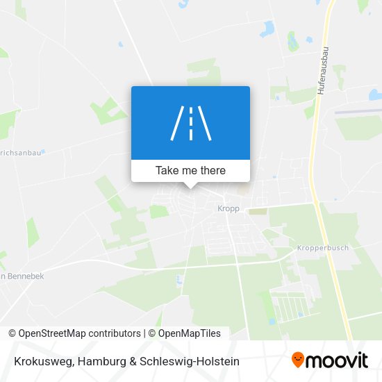 Krokusweg map