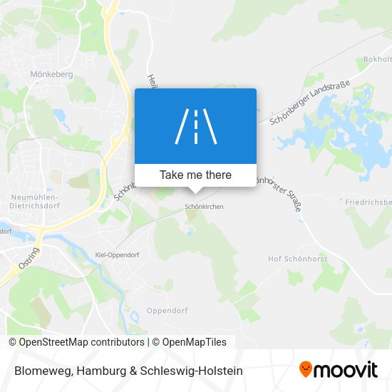 Blomeweg map