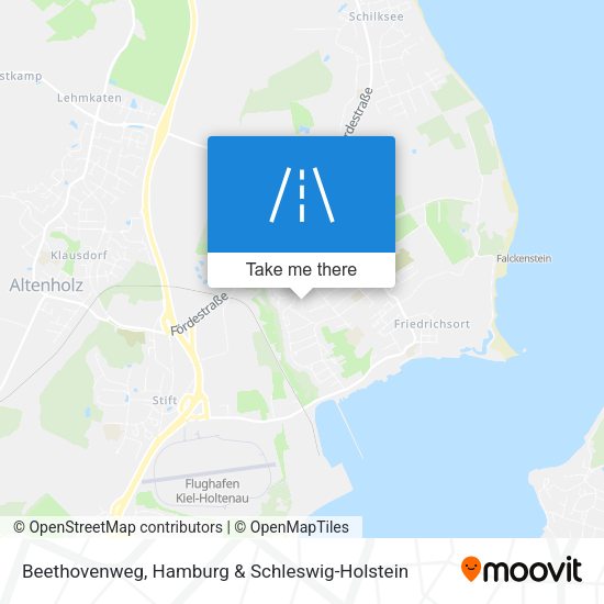 Beethovenweg map