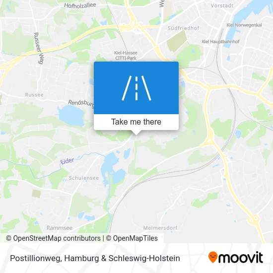Карта Postillionweg
