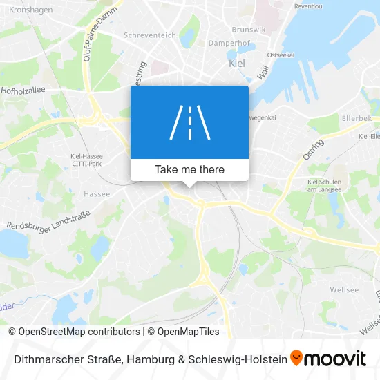 Карта Dithmarscher Straße