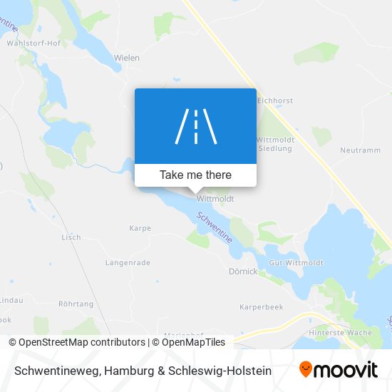 Schwentineweg map