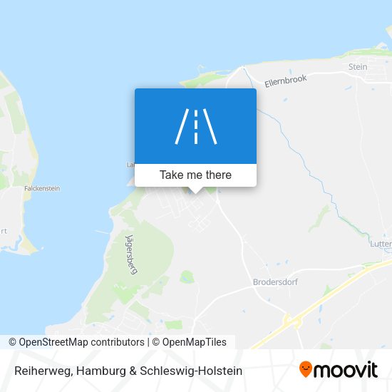 Reiherweg map