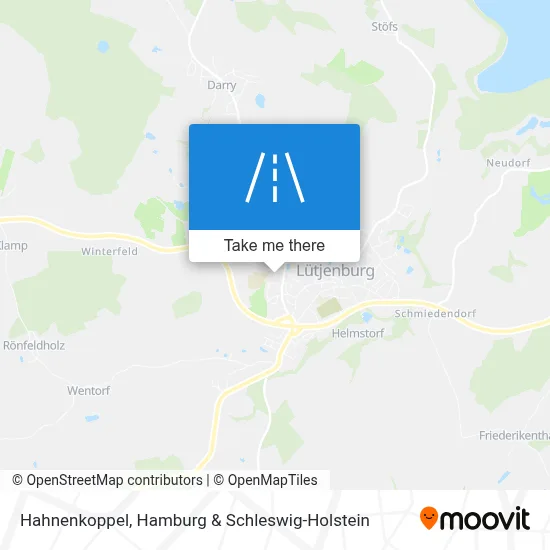Hahnenkoppel map
