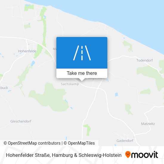 Hohenfelder Straße map