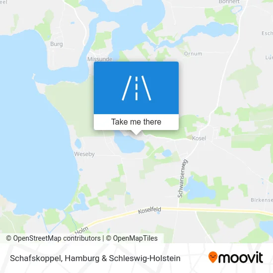 Карта Schafskoppel