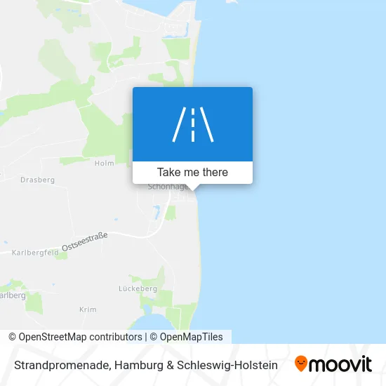 Карта Strandpromenade