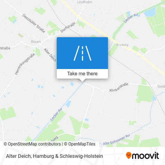 Карта Alter Deich