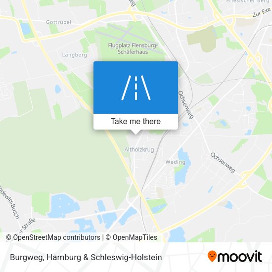 Burgweg map