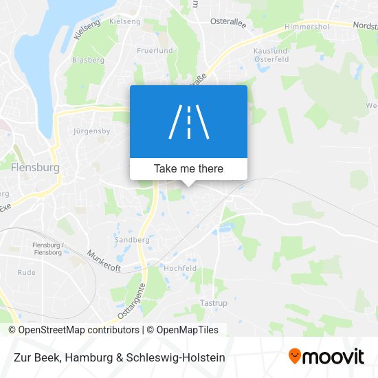 Zur Beek map