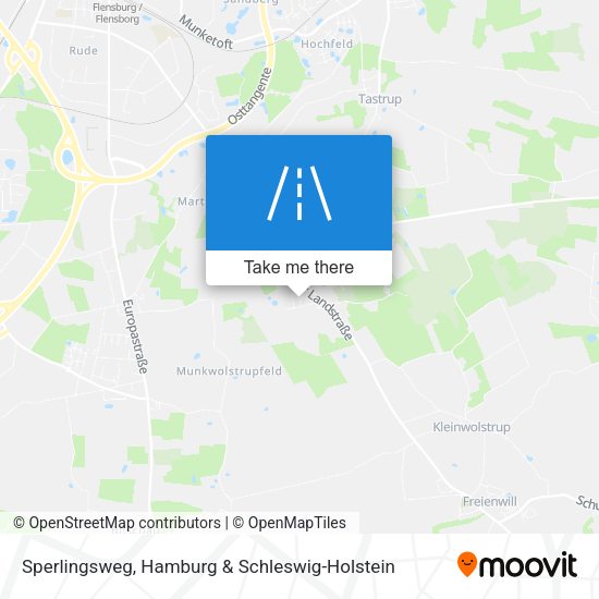 Sperlingsweg map