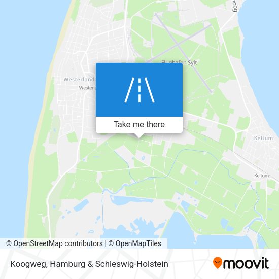 Koogweg map