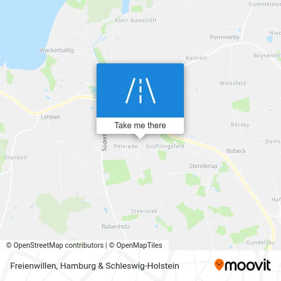 Карта Freienwillen