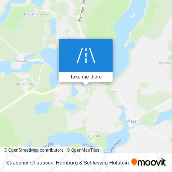 Strasener Chaussee map