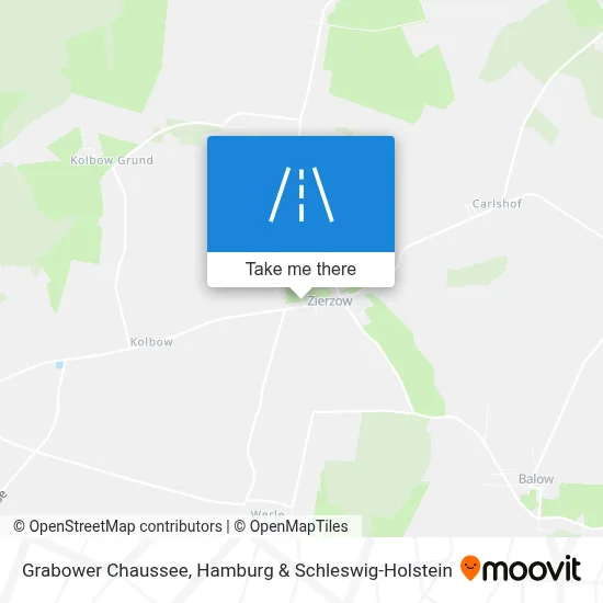 Grabower Chaussee map